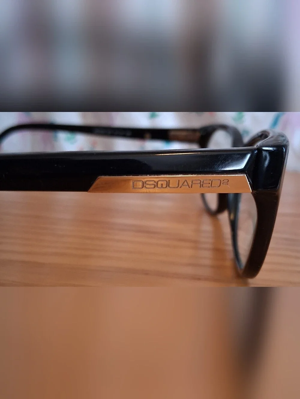 EUC DSquared2 DQ5041 Black & Silver Tone Everyday Vision Reading Glasses Frames
